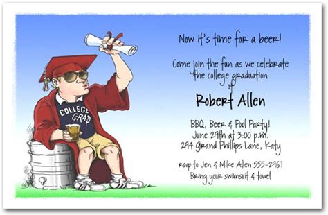 funny graduation announcements wording